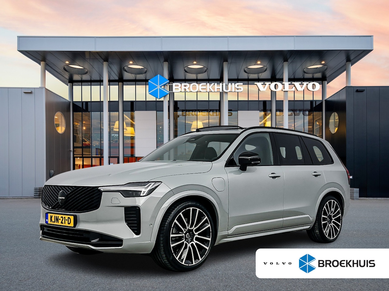 Volvo XC90 - T8 Ultra Black Edition Executive | 22" | Gelaagd & Getint Glas | Geintegreerd kinderzitje - AutoWereld.nl
