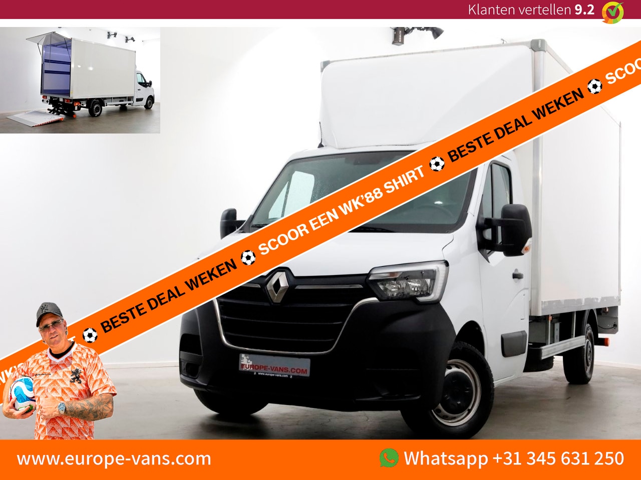 Renault Master - T35 2.3 dCi 145pk Bakwagen met laadklep 06-2024 - AutoWereld.nl