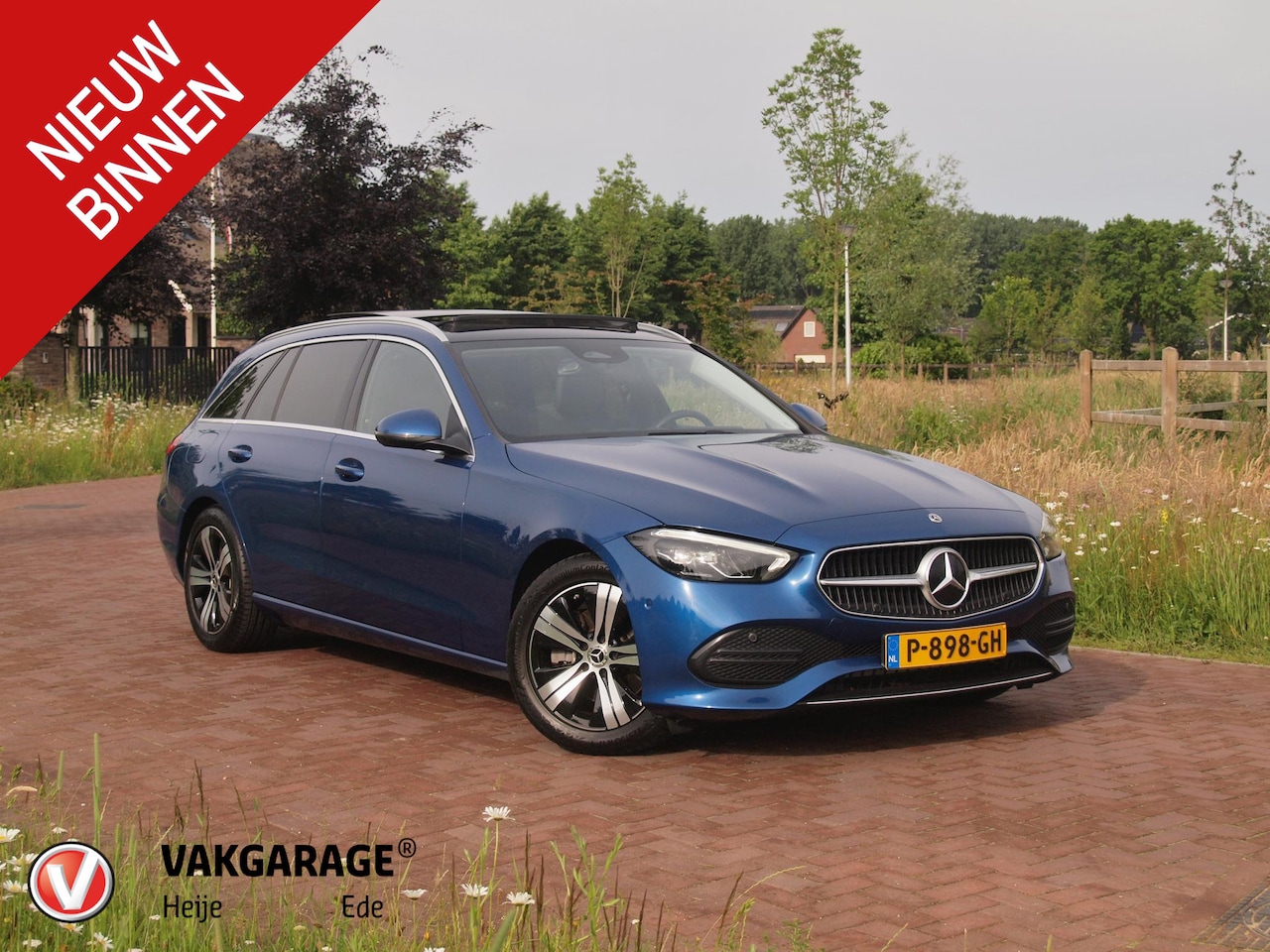 Mercedes-Benz C-klasse Estate - 200 Launch Edition Luxury Line | Panoramadak | Burmester Audio | Camera | Sfeerverlichting - AutoWereld.nl