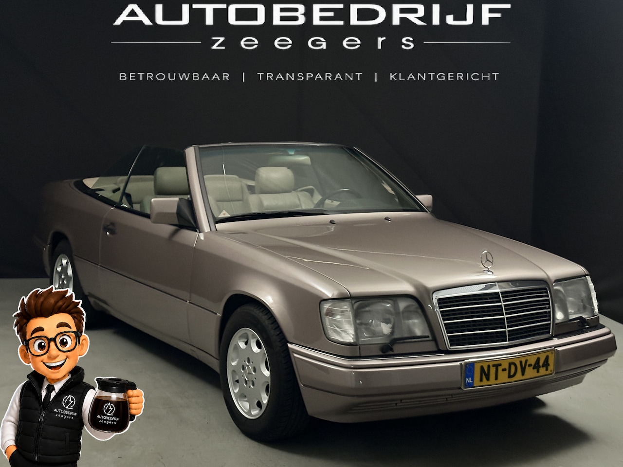 Mercedes-Benz E-klasse Cabrio - 200 CE W124 NIEUW STAAT - AutoWereld.nl