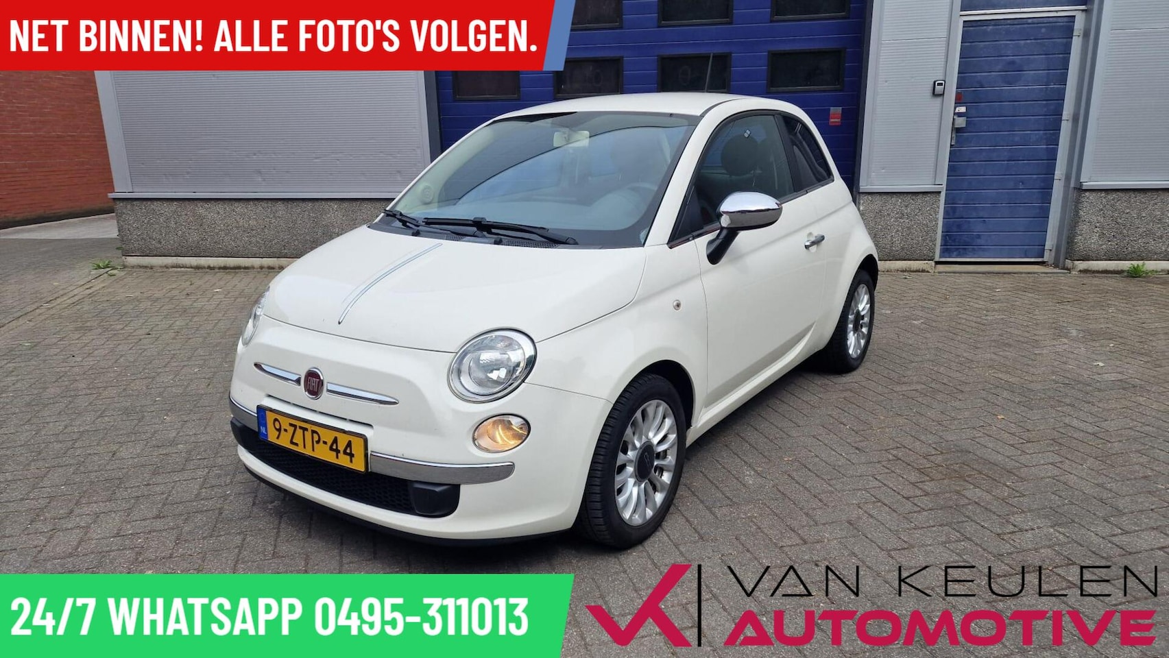 Fiat 500 - 0.9 TwinAir Turbo l Airco l Netjes l - AutoWereld.nl