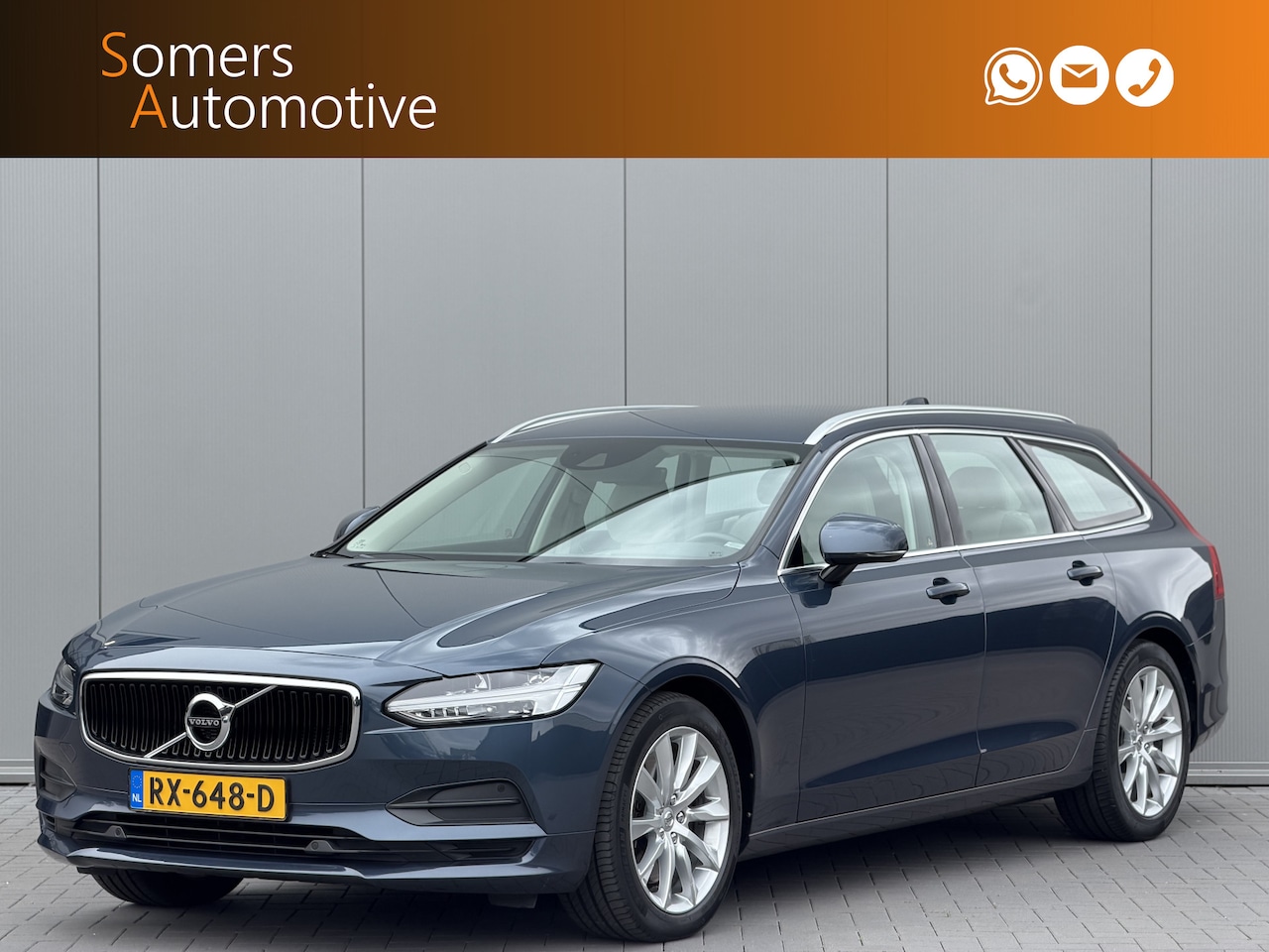 Volvo V90 - 2.0 T5 90th Anniversary Edition | Leder | Keyless | Adaptive Cruise | Wegkl. Trekhaak - AutoWereld.nl