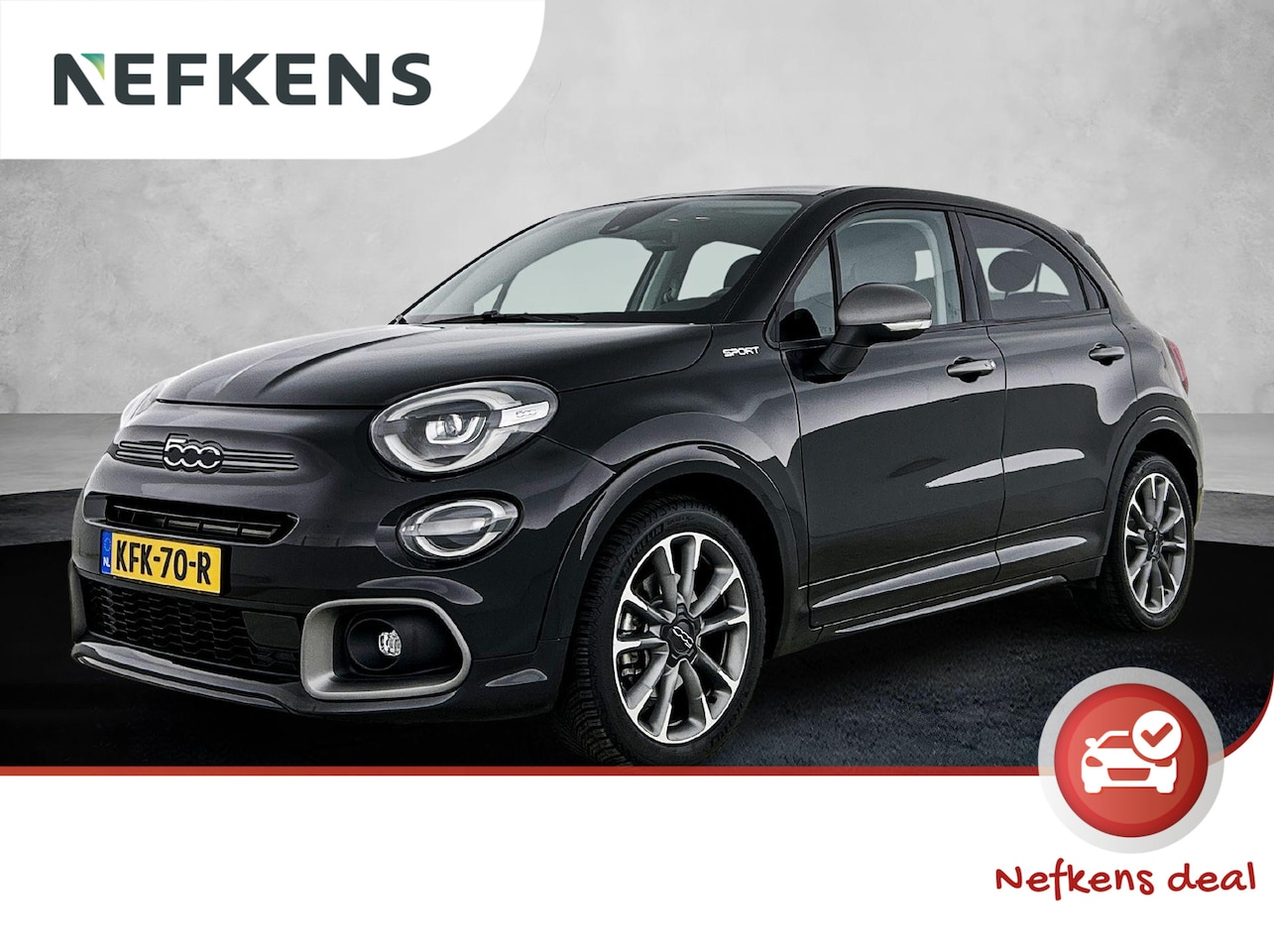 Fiat 500 X - 1.5 130pk Hybrid Sport Automaat | Navigatie | Climate Control | Adaptieve Cruise Control | - AutoWereld.nl