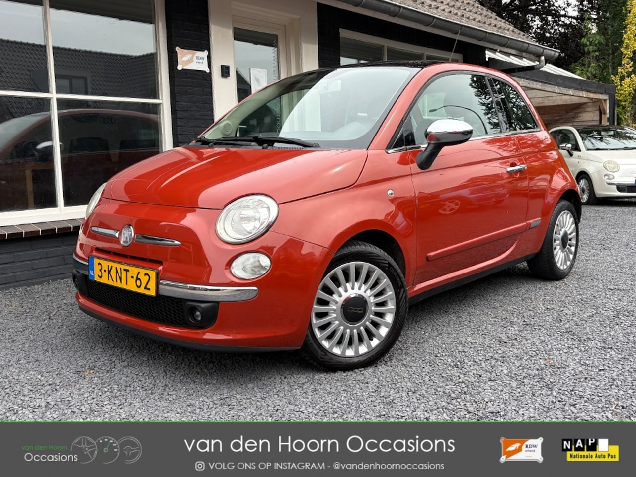 Fiat 500 - 1.2 PANODAK | AIRCO | NW APK | TOMAAT-ROOD | NAP - AutoWereld.nl
