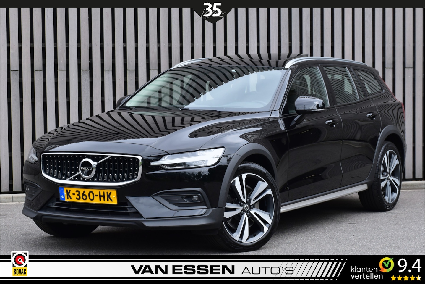 Volvo V60 Cross Country - 2.0 B5 AWD Ultimate Pano 360-Camera Trekhaak B&W Stoelverw./Ventilatie NL-AUTO 1e Eig! - AutoWereld.nl