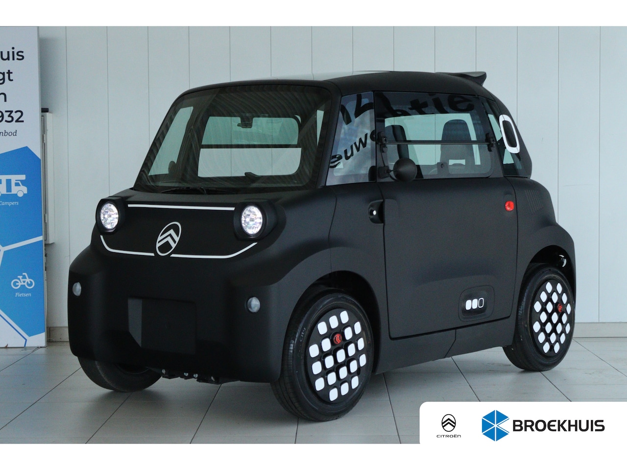 Citroën Ami - DARK SIDE | limited Edition | Panoramadak | Dakspoiler | LED | Vanaf 16 Jaar - AutoWereld.nl