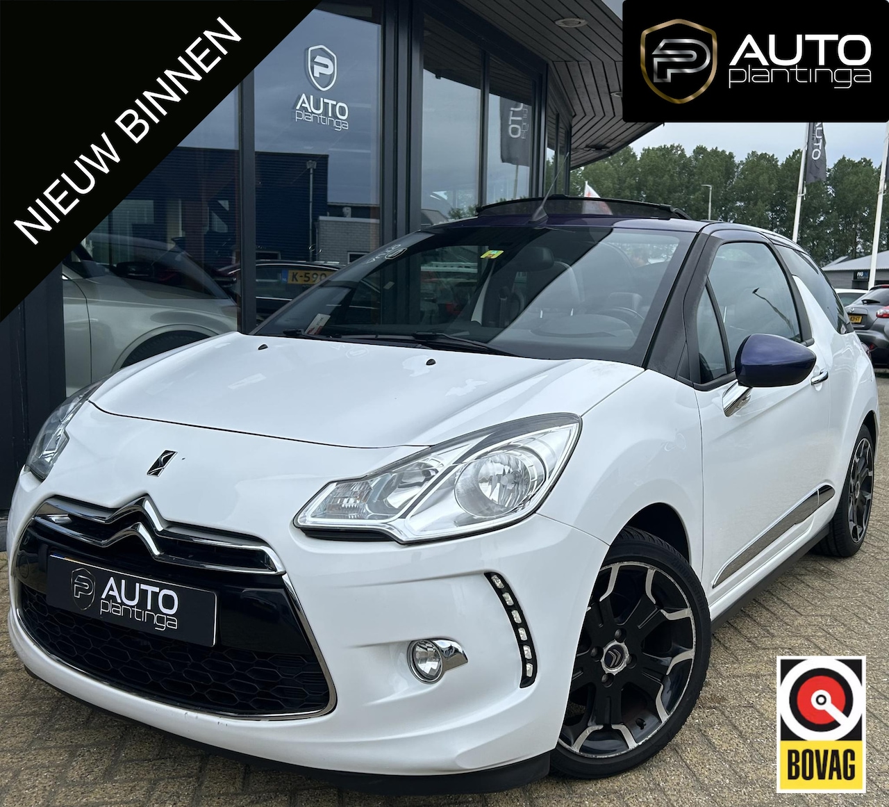 Citroën DS3 Cabrio - 1.6 THP Sport Chic 155PK | DEALERONDERHOUDEN | NL AUTO | Navigatie | Parkeersensoren | Cli - AutoWereld.nl