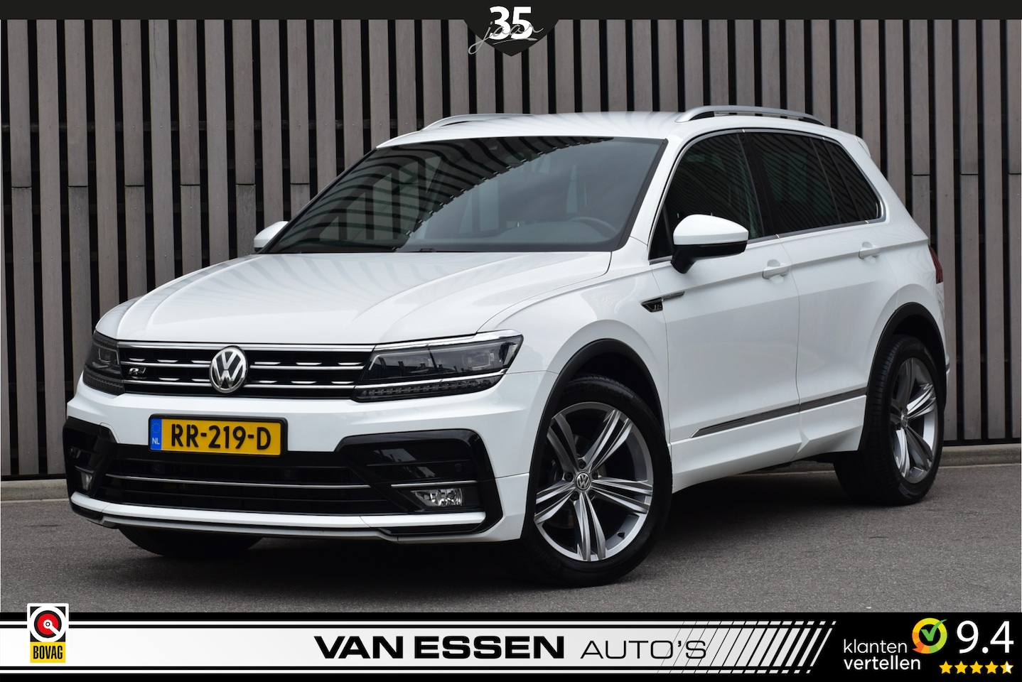 Volkswagen Tiguan - 1.4 TSI R-Line Navigatie Adapt. Cruise Control Virtual Display Carplay NL-Auto! - AutoWereld.nl
