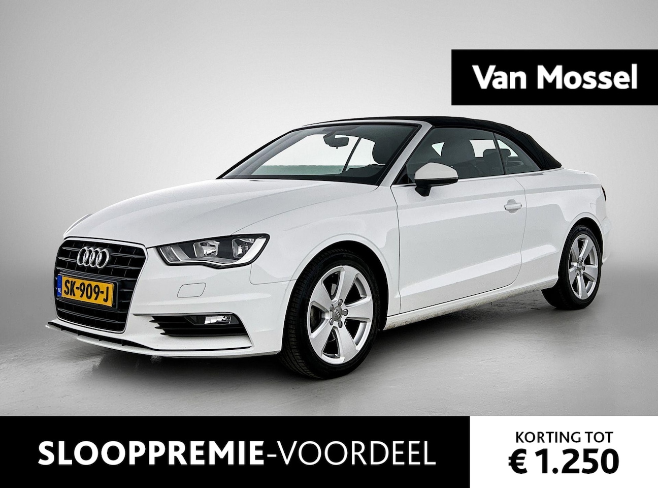 Audi A3 Cabriolet - 1.4 TFSI Ambition Sport Edition | NAVIGATIE | STOELVERWARMING | CLIMATE CONTROL | CRUISE C - AutoWereld.nl