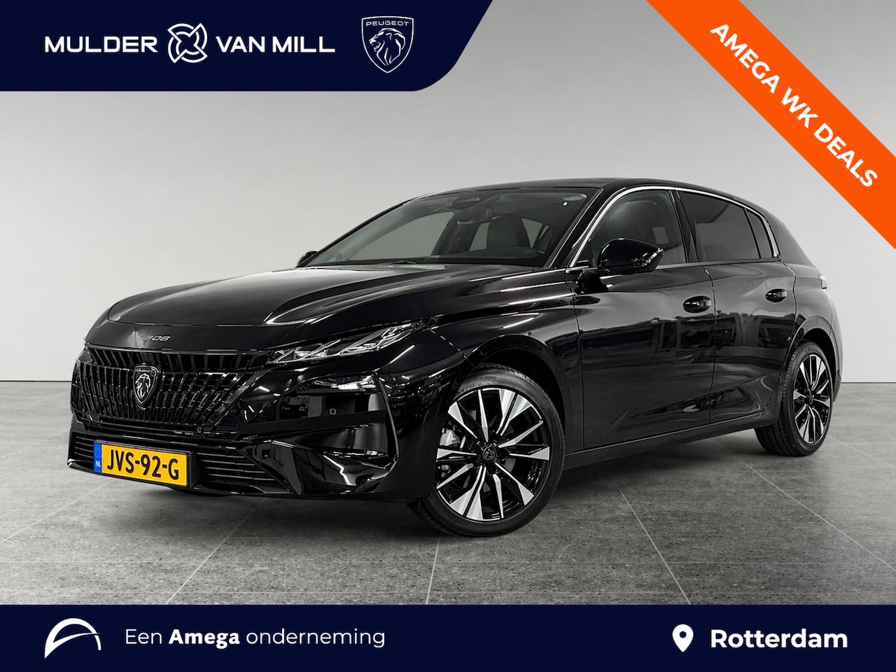 Peugeot 308 - Allure 1.2 Hybrid 145pk e-DCS6 | AGR STOEL | 360° CAMERA | HALF/LEDER | STOEL + STUURVERW. - AutoWereld.nl
