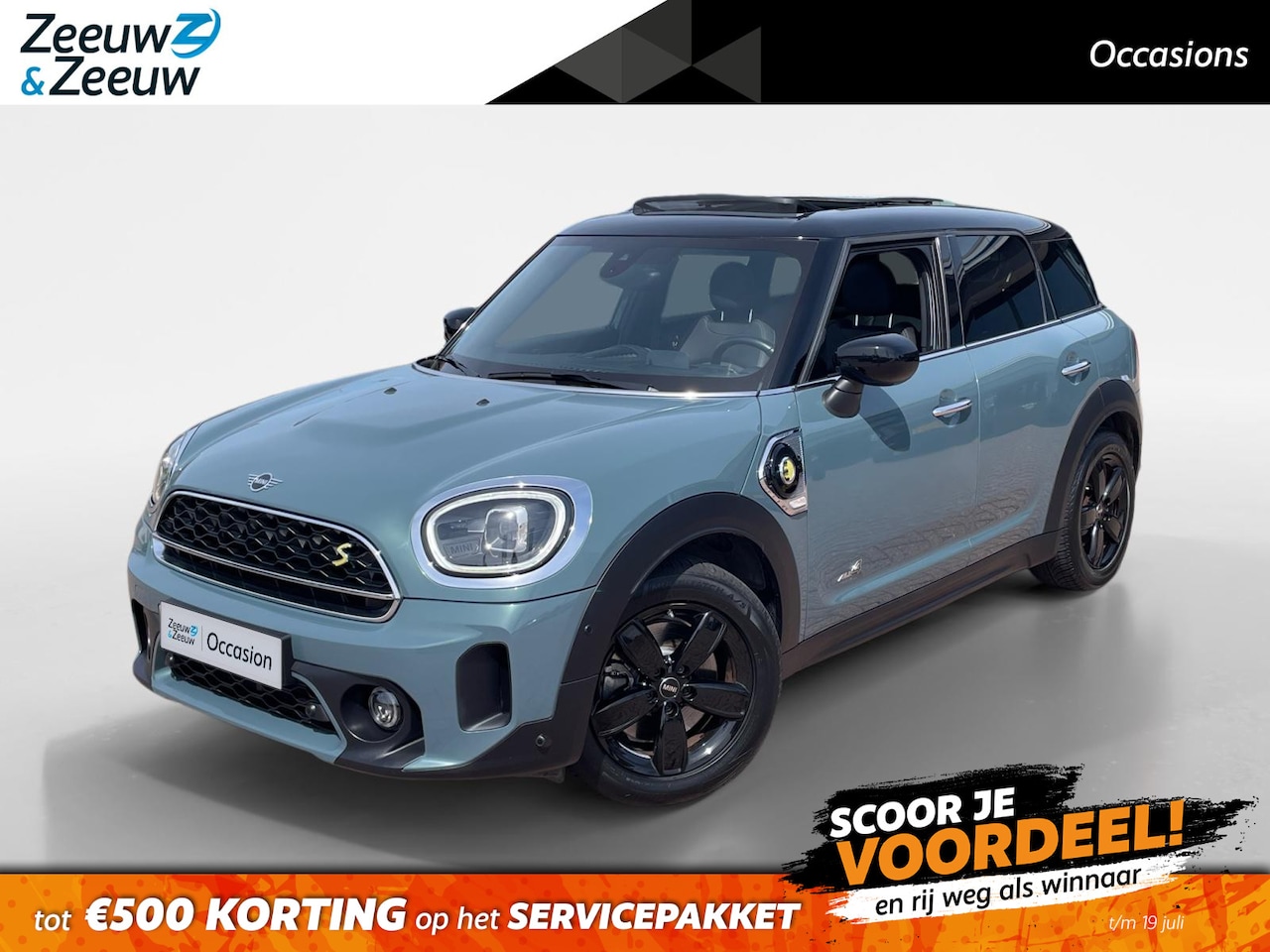 MINI Countryman - 1.5 Cooper S E ALL4 Chili *Automaat*Navi+Camera*Climate Control*Schuif/kanteldak*Heads up - AutoWereld.nl