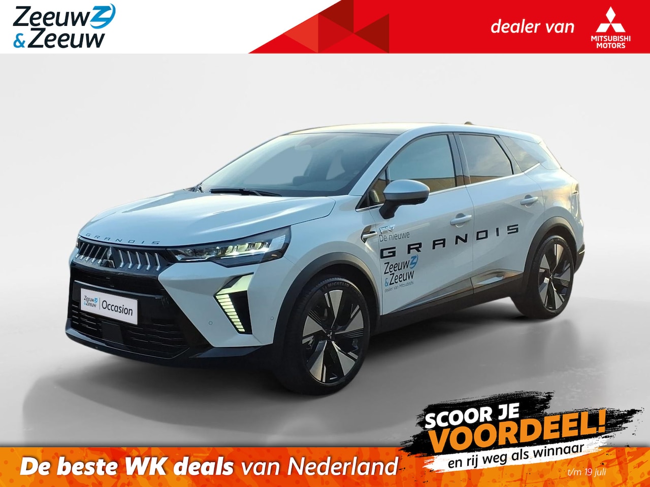 Mitsubishi Grandis - 1.8 HEV Instyle 8 jaar Garantie , Apple Carplay/Android Auto , airco (automatisch) , cruis - AutoWereld.nl