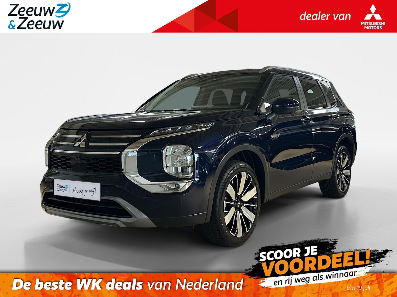 Mitsubishi Outlander - 2.4 PHEV Intense+ | €5000,- VOORRAADKORTIG! | Stoel-/stuurverwarming | Head-up display | E - AutoWereld.nl