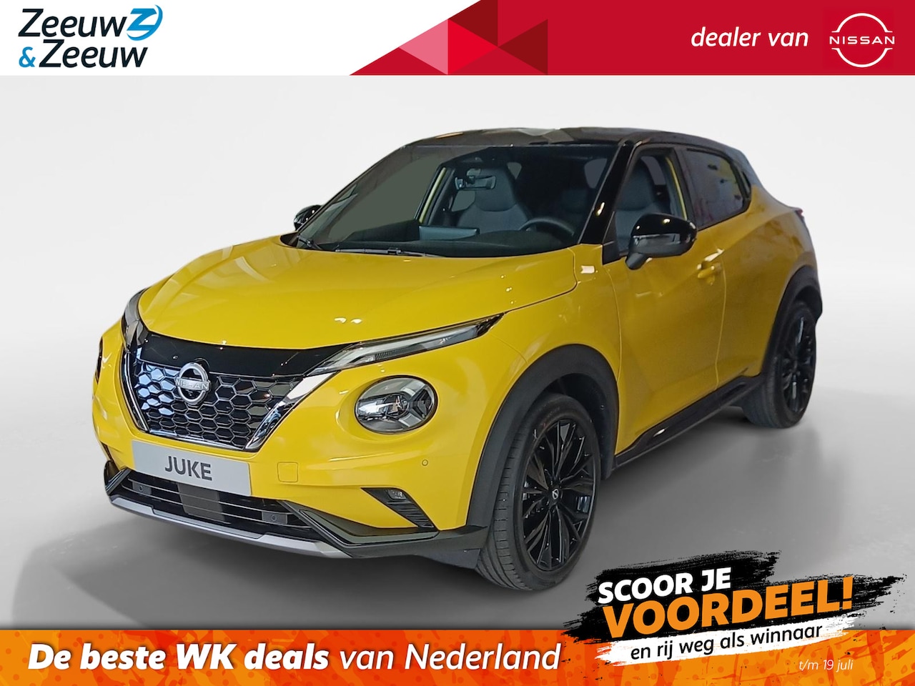 Nissan Juke - 1.6 Hybrid N-Sport *€ 4250,-korting*Automaat*Camera360 vieuw*Zwarte 19inch wielen*Navi*App - AutoWereld.nl