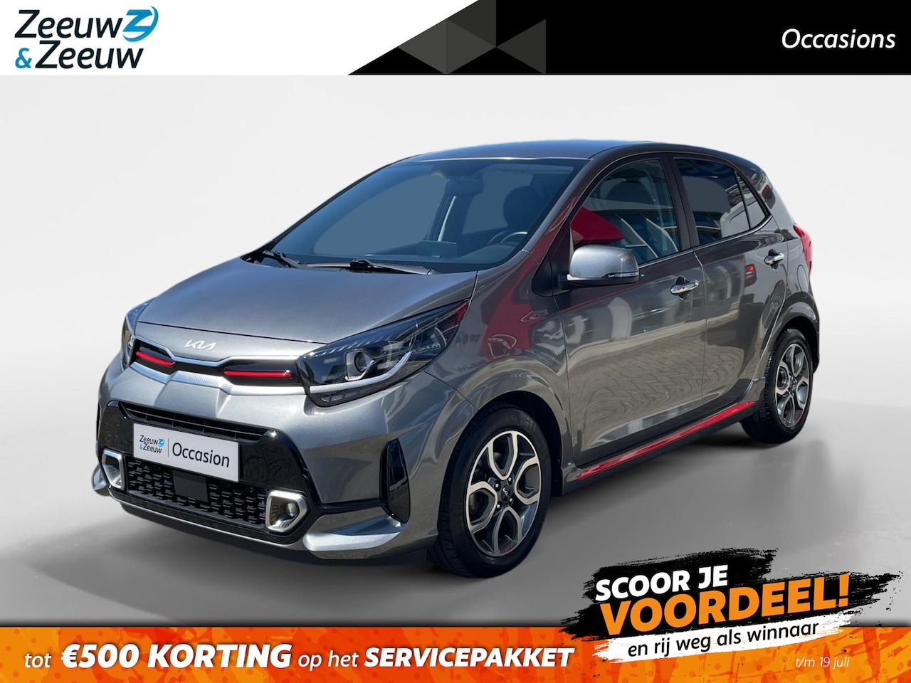 Kia Picanto - 1.0 DPi GT-Line | 1ste eigenaar | Navigatie | Achteruitrijcamera | Metallic lak | Climate - AutoWereld.nl