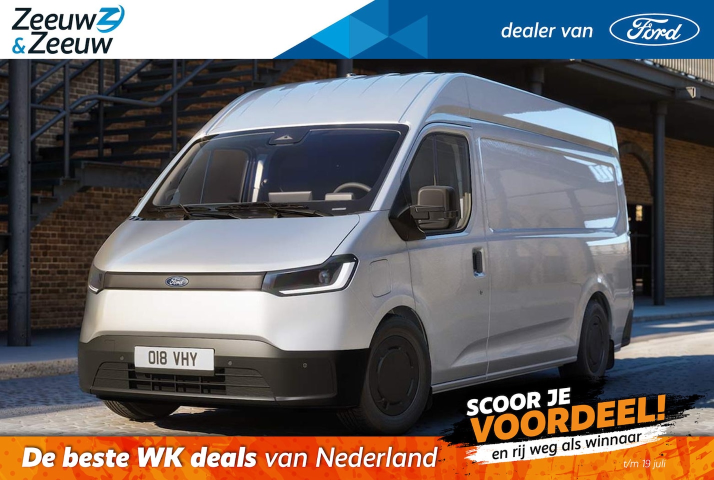Ford Transit City - 330 GB Trend L2H2 56 kWh 150 pk FWD | 12,3 scherm met apple car play & android auto | Adap - AutoWereld.nl