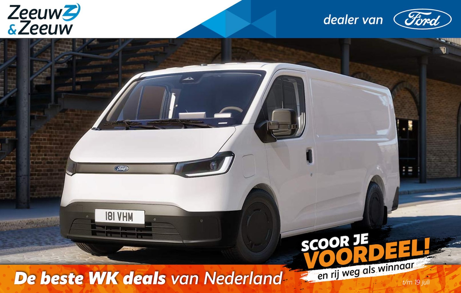 Ford Transit City - 300 GB Trend L1H1 56 kWh 150 pk FWD | 12,3 scherm met apple car play & android auto | Adap - AutoWereld.nl