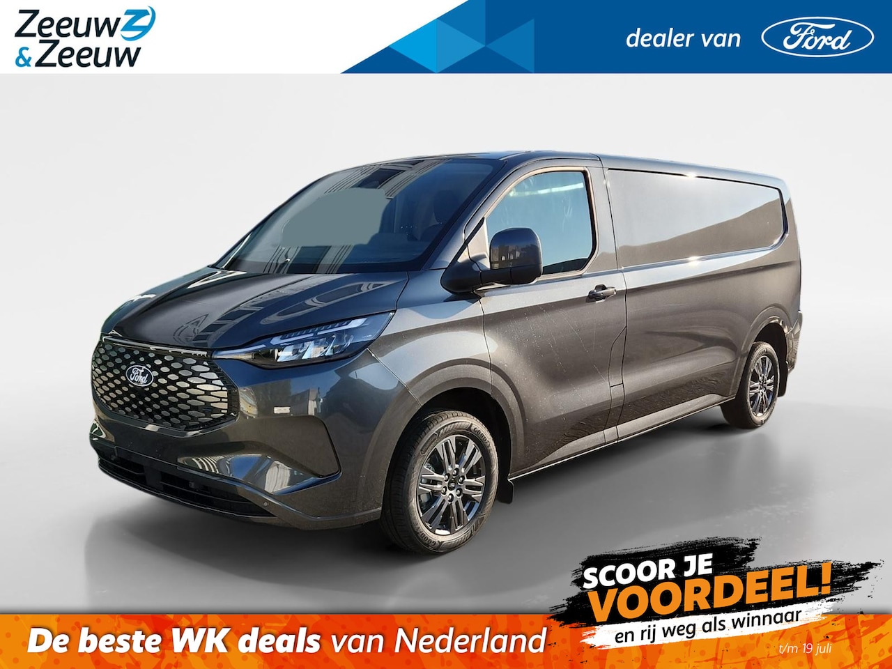 Ford Transit Custom - E-Transit 320 L2H1 Limited 65 kWh | NIEUW | TE BESTELLEN | 380 KM WLTP | 0.99% rente Finan - AutoWereld.nl