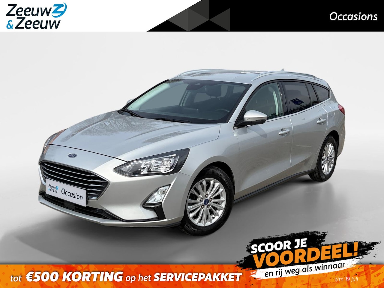 Ford Focus Wagon - 1.0 EcoBoost Titanium X Business 125PK | Camera | Winter Pack | El. Achterklep | Climate C - AutoWereld.nl