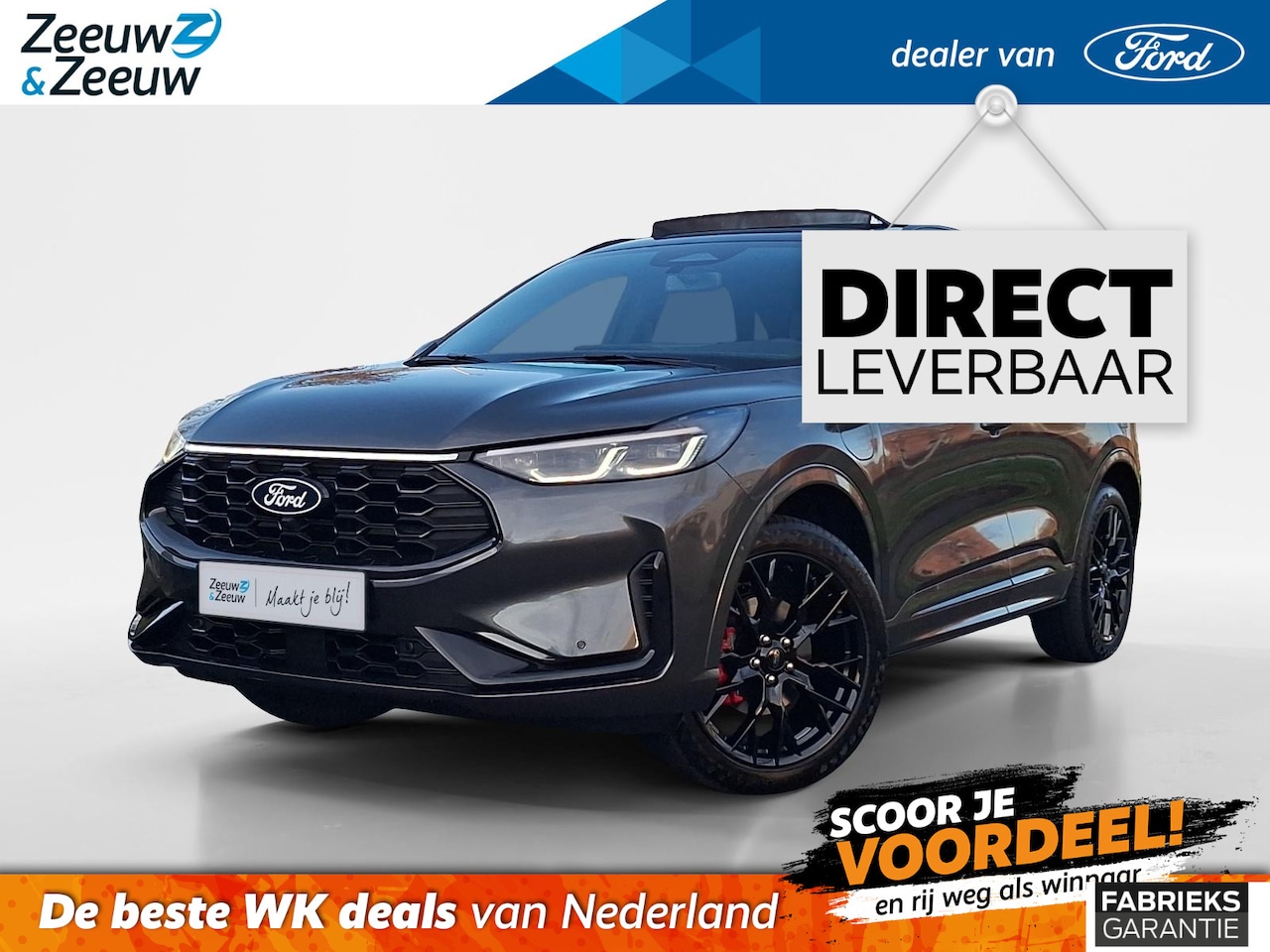 Ford Kuga - 2.5 PHEV Sound Edition | Panoramadak | El. Trekhaak | B&O Premium Audio | 20" Lichtmetalen - AutoWereld.nl