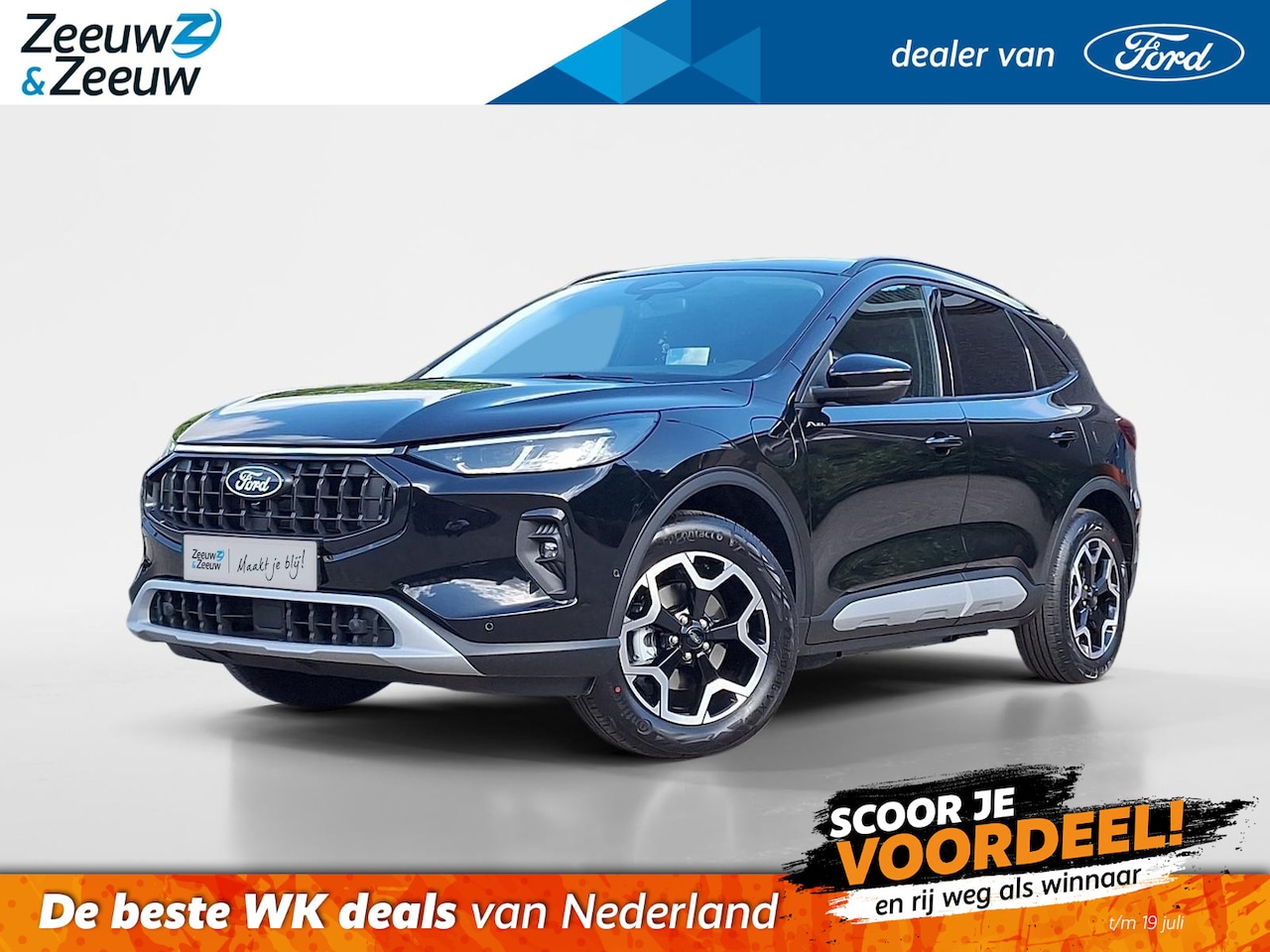 Ford Kuga - 2.5 PHEV Active X | Winterpack | Matrix Ledkoplampen | El. Trekhaak | 18" Lichtmetaal | 36 - AutoWereld.nl