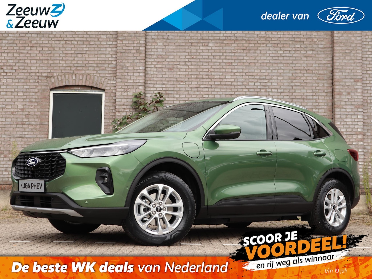Ford Kuga - 2.5 PHEV Titanium | Winterpack | Driver assistancepack | 17" lichtmetaal | 360Camera | Led - AutoWereld.nl