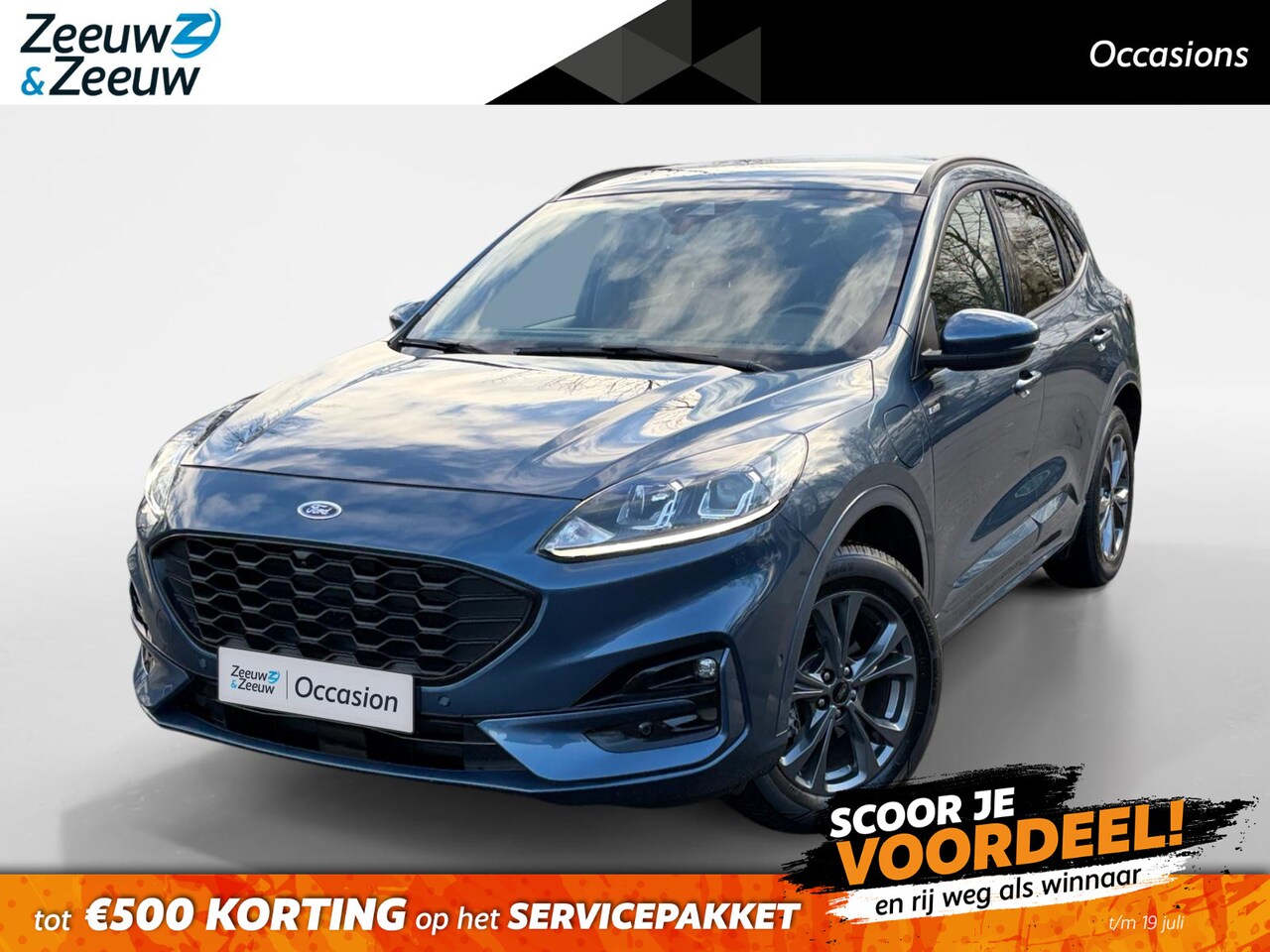 Ford Kuga - 2.5 PHEV ST-Line 225PK | Adaptieve Cruise Control | BLIS | Trekhaak | Apple/Android Carpla - AutoWereld.nl