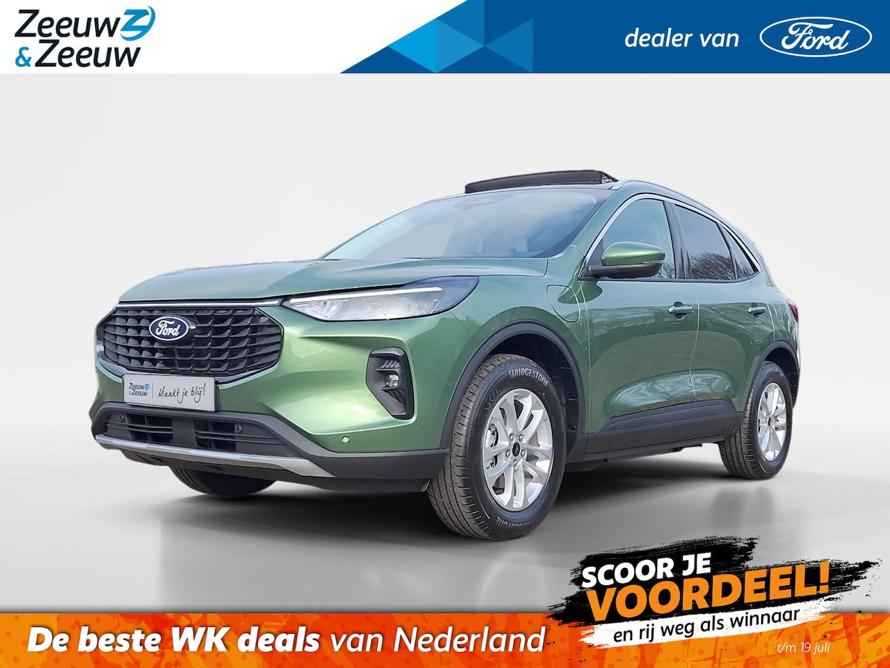 Ford Kuga - 2.5 PHEV Titanium | Panoramadak | Camera | Navigatie | Climate Control | Draadloze Apple C - AutoWereld.nl