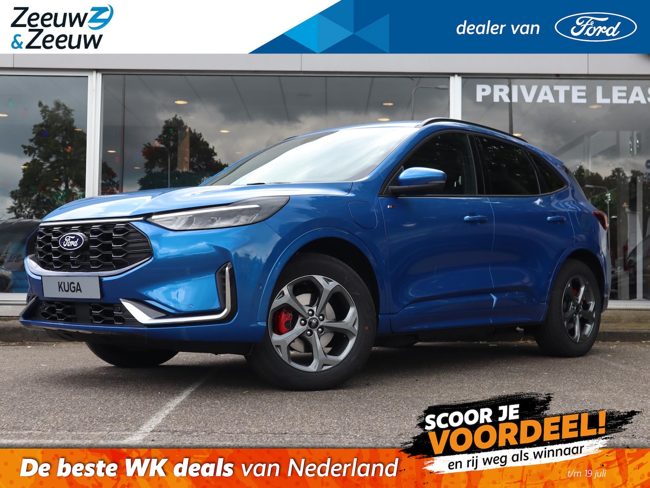 Ford Kuga - 2.5 PHEV ST-Line X | 2100KG Trekgewicht | Winterpack | Trekhaak | Led verlichting | Adapti - AutoWereld.nl