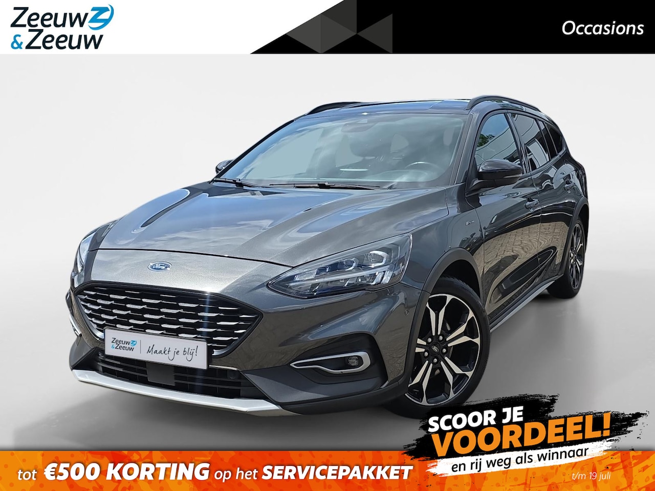 Ford Focus Wagon - 1.5 EcoBoost Active Business | Dodehoek detectie | Achteruitrijcamera | Adapt. Cruise Cont - AutoWereld.nl