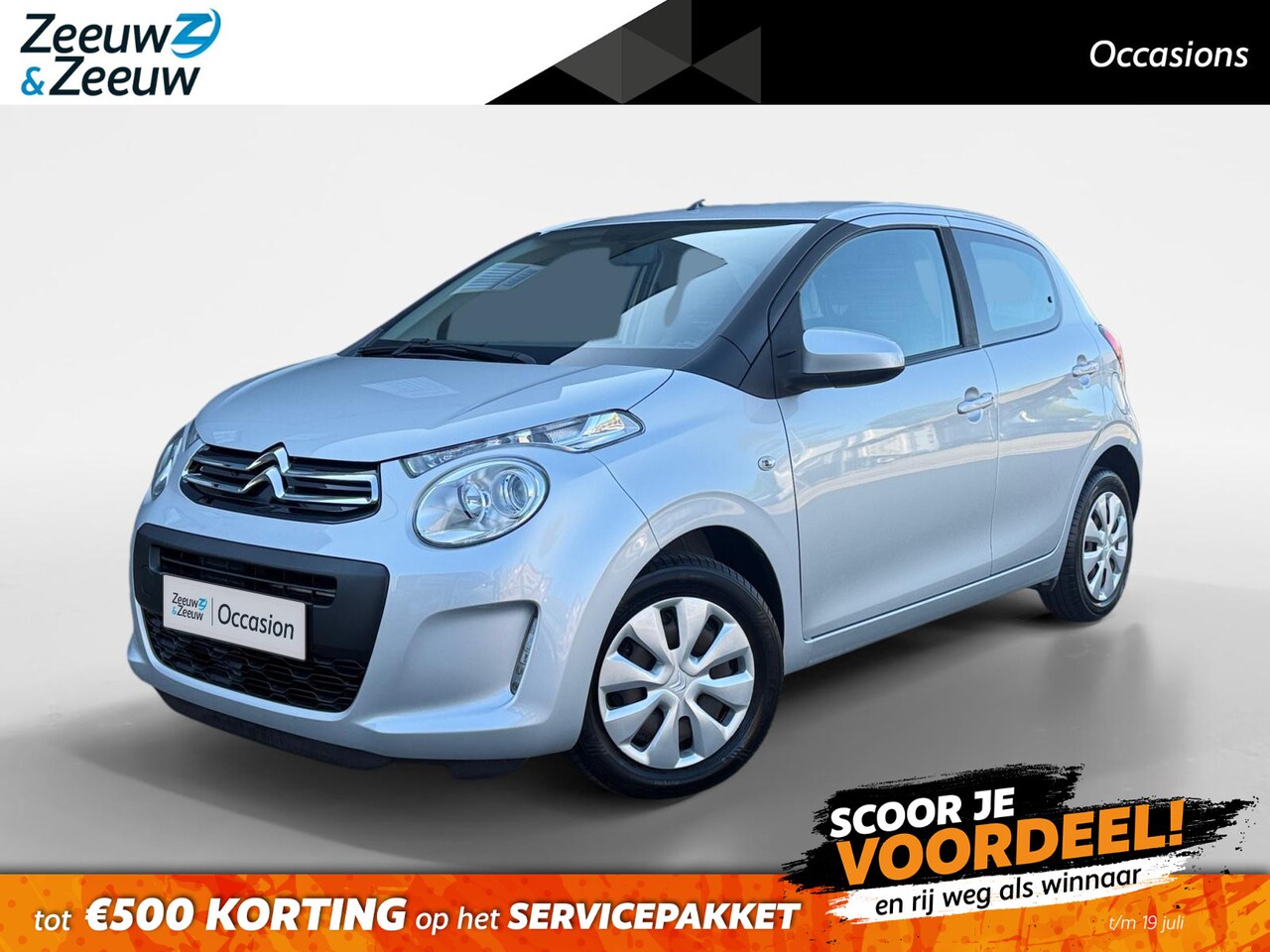Citroën C1 - 1.0 e-VTi Feel | Cruise Control | Bluetooth | Airco | Elektrische Ramen Voor | 12 Maanden - AutoWereld.nl
