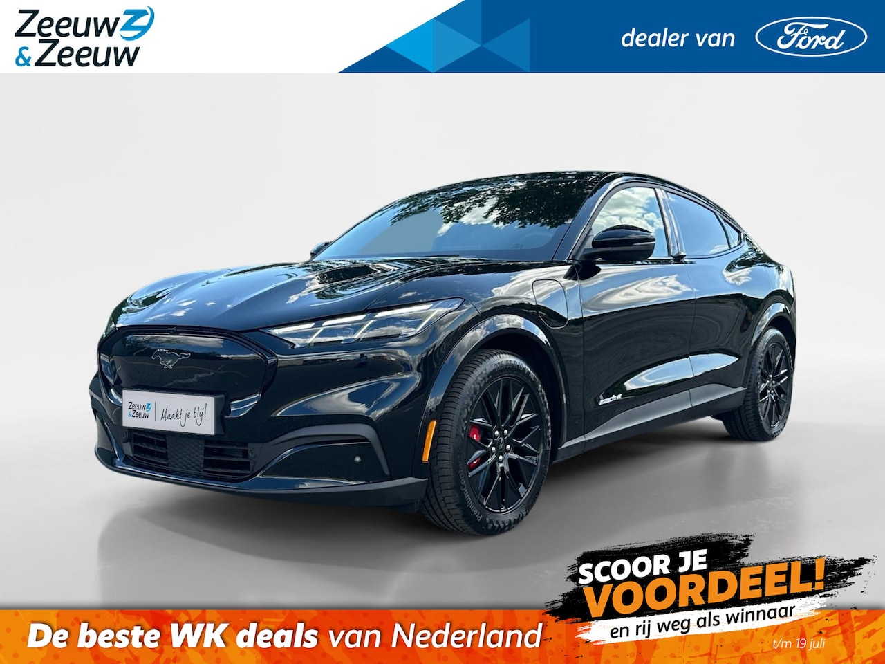 Ford Mustang Mach-E - Extended Premium RWD 88 kWh | Uit Voorraad Leverbaar | Prijs Inclusief 2000 Euro Ford Voor - AutoWereld.nl