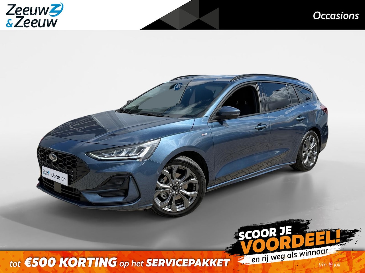 Ford Focus Wagon - 1.0 EcoBoost Hybrid ST Line | Apple Carplay/Android Auto | BLISS | Adaptive Cruise Control - AutoWereld.nl