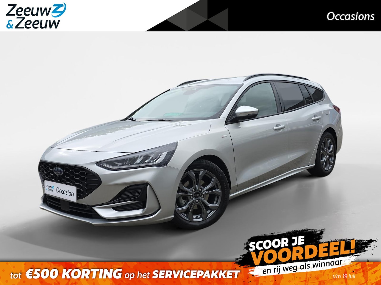 Ford Focus Wagon - 1.0 EcoBoost Hybrid ST Line | Navigatie | Winterpakket | Parkeersensoren | Cruise Control - AutoWereld.nl
