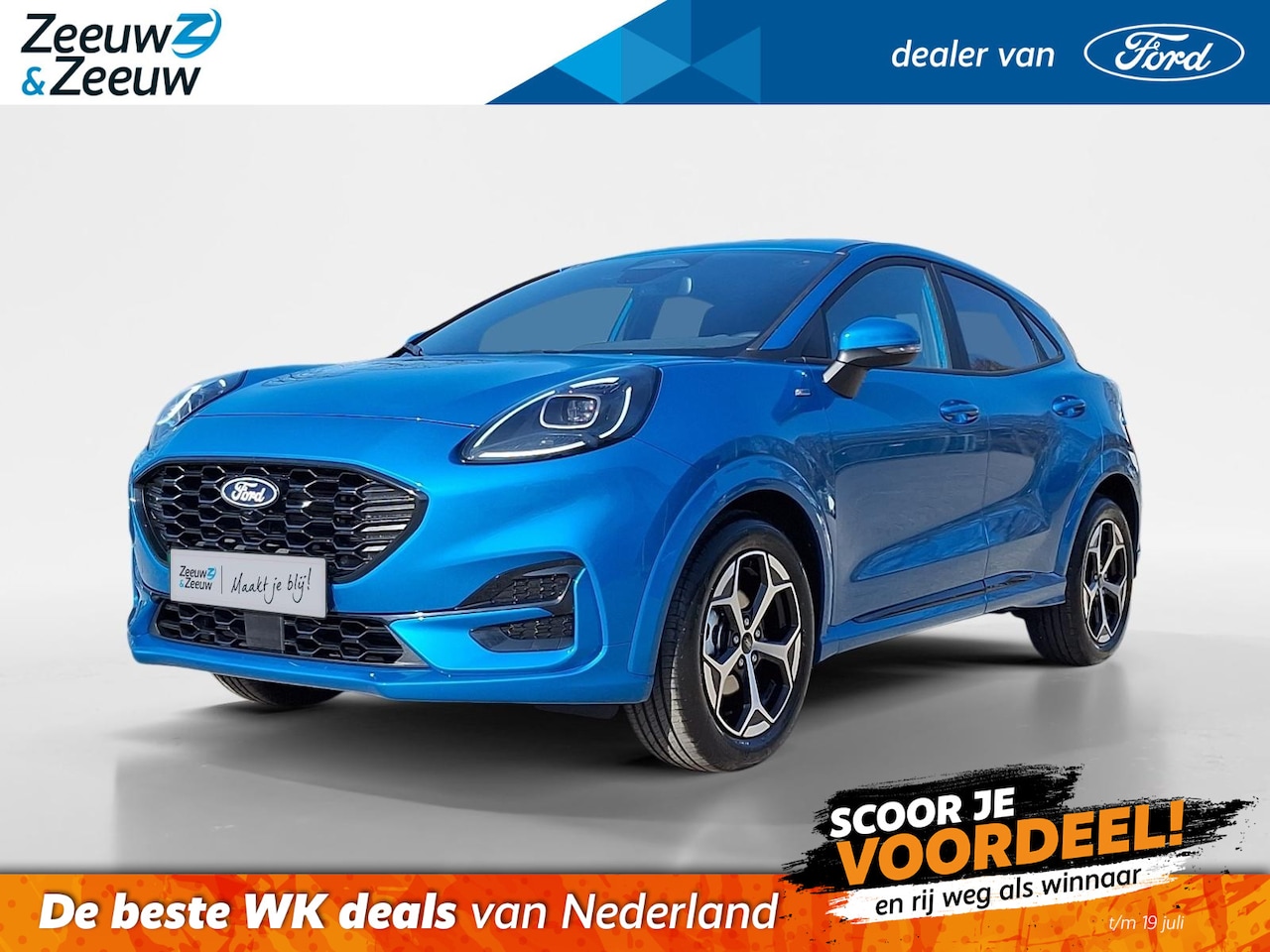 Ford Puma - 1.0 EcoBoost Hybrid ST-Line | Winterpack | Camera | Climate Control | 17" Lichtmetaal | Ap - AutoWereld.nl