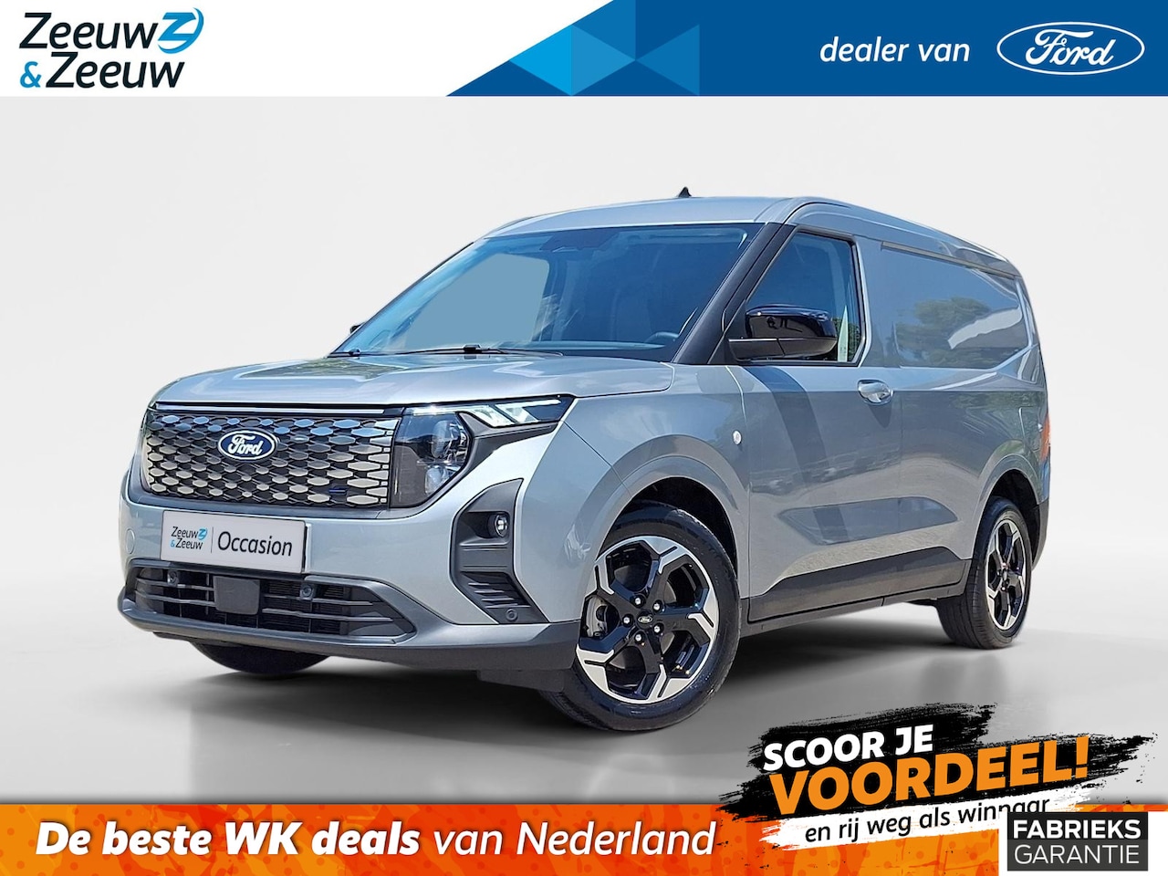 Ford Transit Courier - E-Transit Limited 44 kWh | Driver assistancepack | Winterpack | Trekhaak | Led laadruimtev - AutoWereld.nl