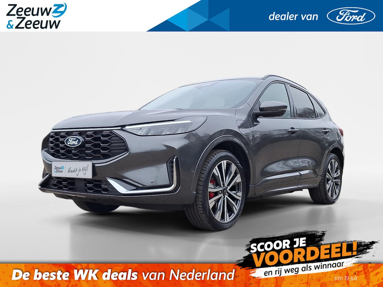 Ford Kuga - 2.5 PHEV ST-Line X Nieuw te bestellen | Winterpack | El. Trekhaak | 20" Lichtmetaal | 360C - AutoWereld.nl