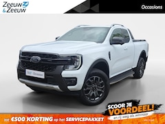 Ford Ranger - 2.0 Super Cab EcoBlue Wildtrak | Trekhaak | Stoelverwarming | Apple/Android Carplay | Acht