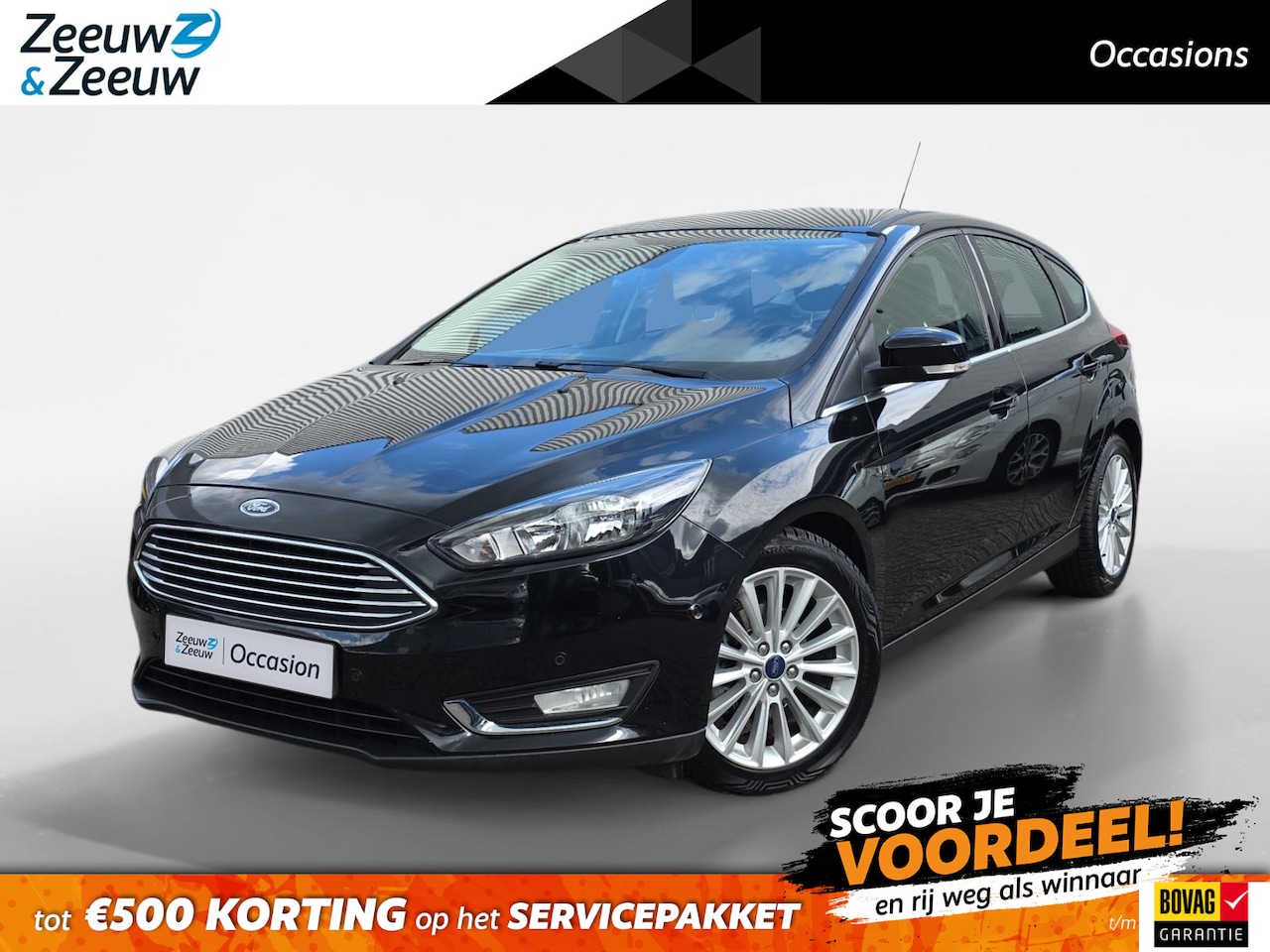 Ford Focus - 1.0 First Edition | Nieuwe distributieriem! | Trekhaak | Voorruitverwarming | Parkeersenso - AutoWereld.nl