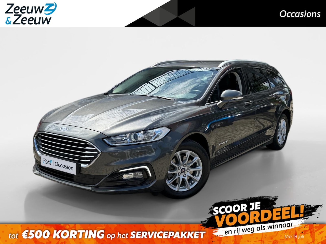 Ford Mondeo Wagon - 2.0 IVCT HEV Titanium | Cruise Control | Achteruitrijcamera | Keyless | Elek. Voorruitverw - AutoWereld.nl