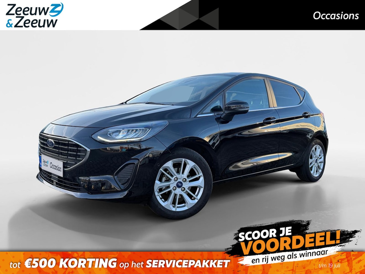 Ford Fiesta - 1.0 EcoBoost Hybrid Titanium X |NL auto| Automaat| Winterpack| dealer onderhouden| 12 maan - AutoWereld.nl