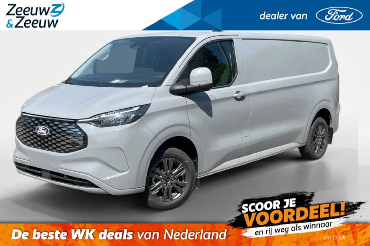 Ford Transit Custom - E-Transit 320 L2H1 Limited 71 kWh 218 pk | 0,99% rente op financial lease | Navigatie | 2- - AutoWereld.nl
