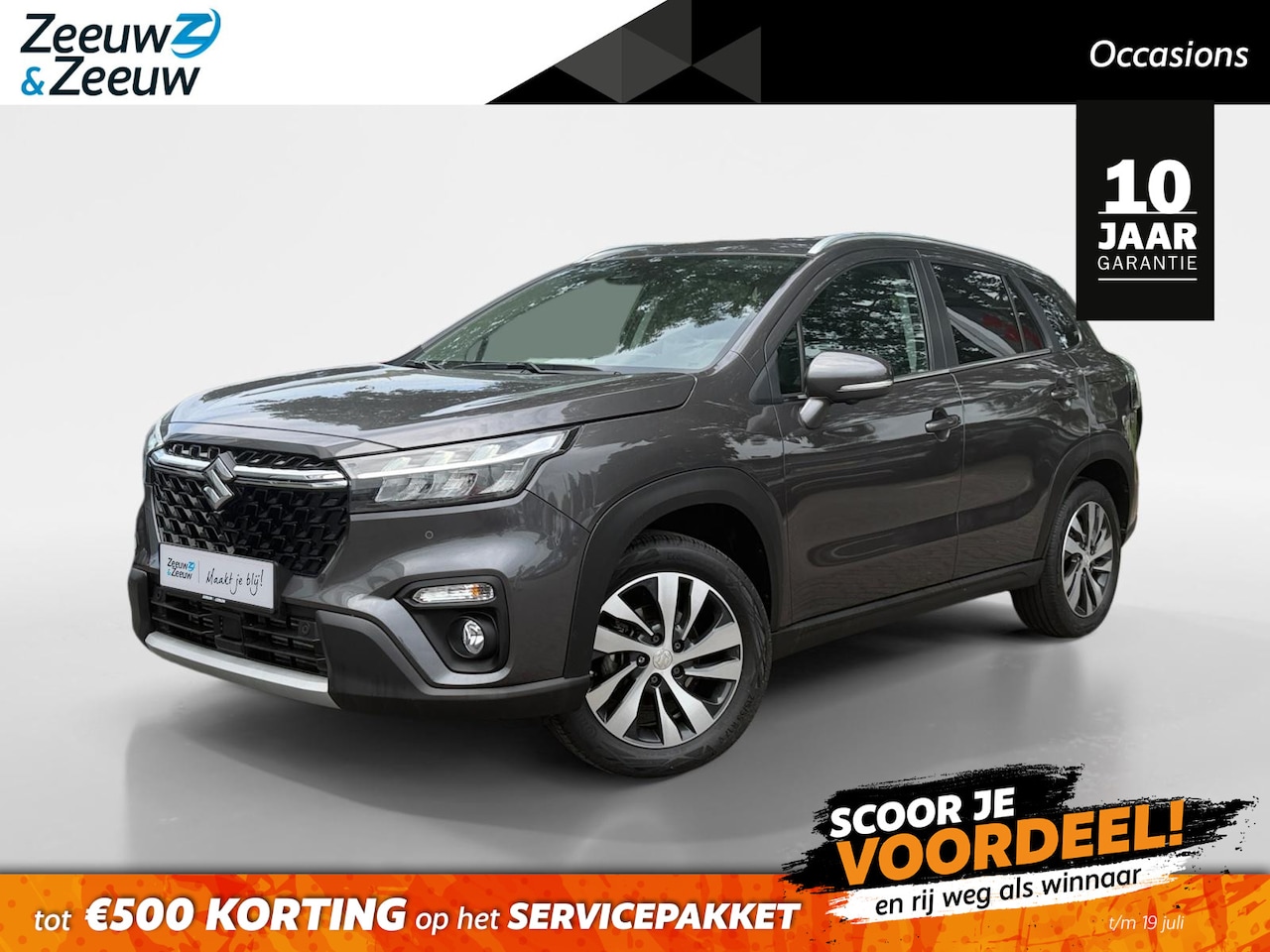 Suzuki S-Cross - 1.4 Boosterjet Style Smart Hybrid | 360 Camera | Schruif/kantel dak | Navigatie | Climate - AutoWereld.nl