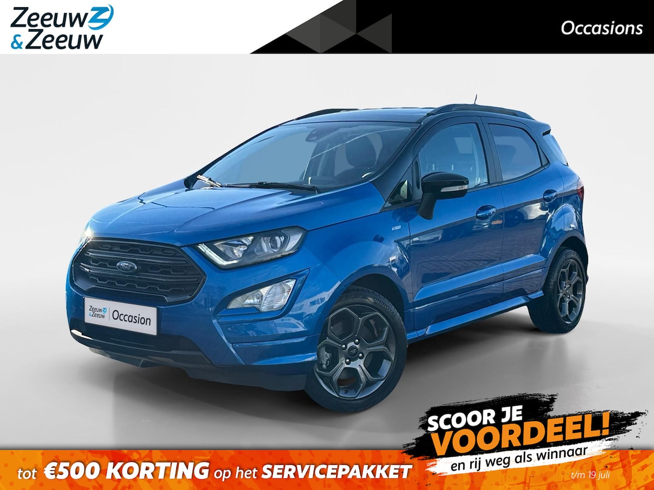 Ford EcoSport - 1.0 EcoBoost ST-Line |Winterpack| Apple Carplay/Android Auto|12 maanden Bovag Garantie| - AutoWereld.nl