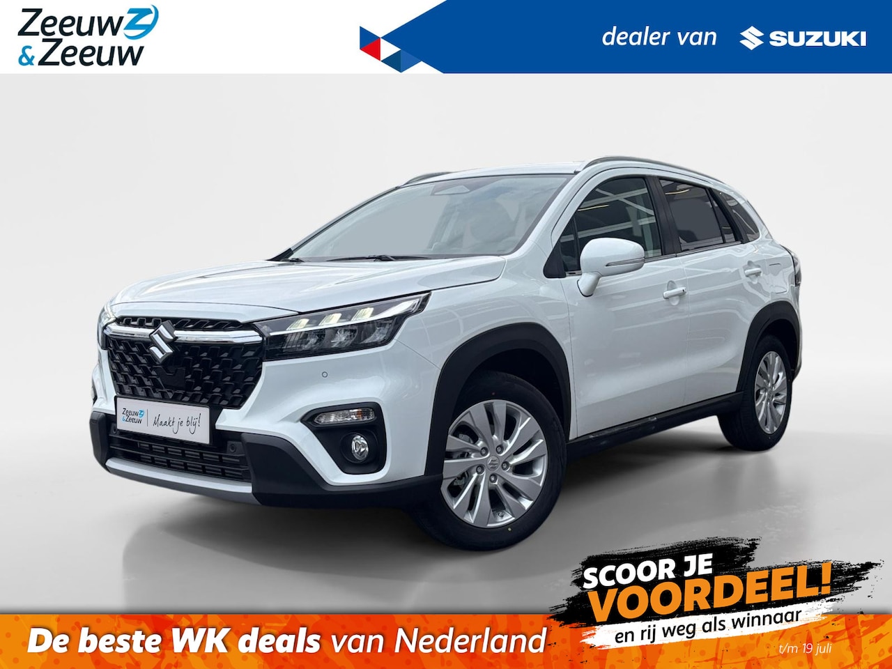 Suzuki S-Cross - 1.4 Boosterjet Select Hybrid | 1.500,- Euro Korting | Adapt. Cruise Control | Achteruitrij - AutoWereld.nl
