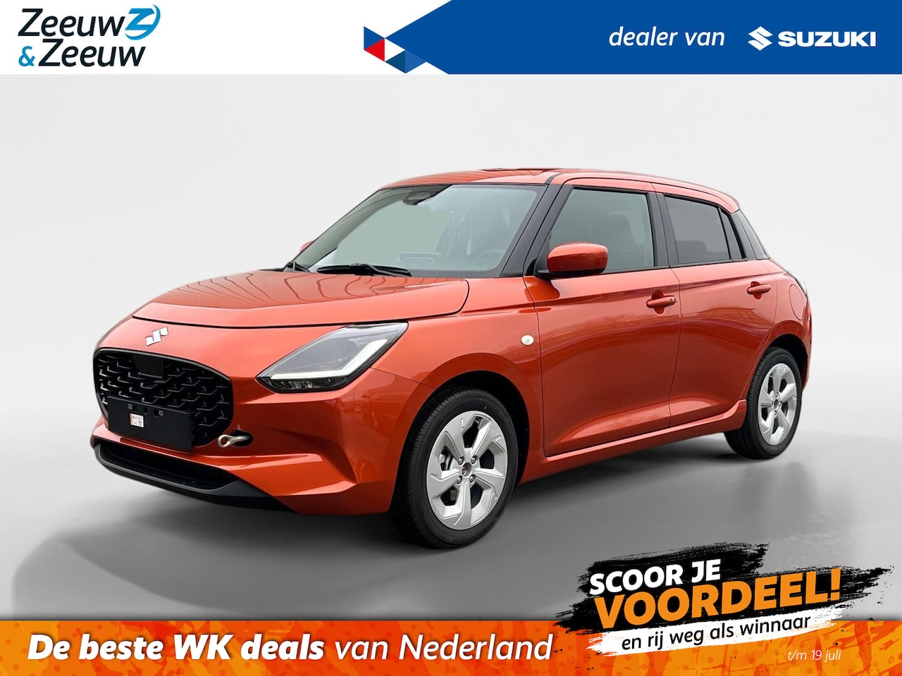 Suzuki Swift - 1.2 Select Smart Hybrid | 2.000,- Korting! | 6 speakers | Lederen stuurwiel | Stoelverwarm - AutoWereld.nl