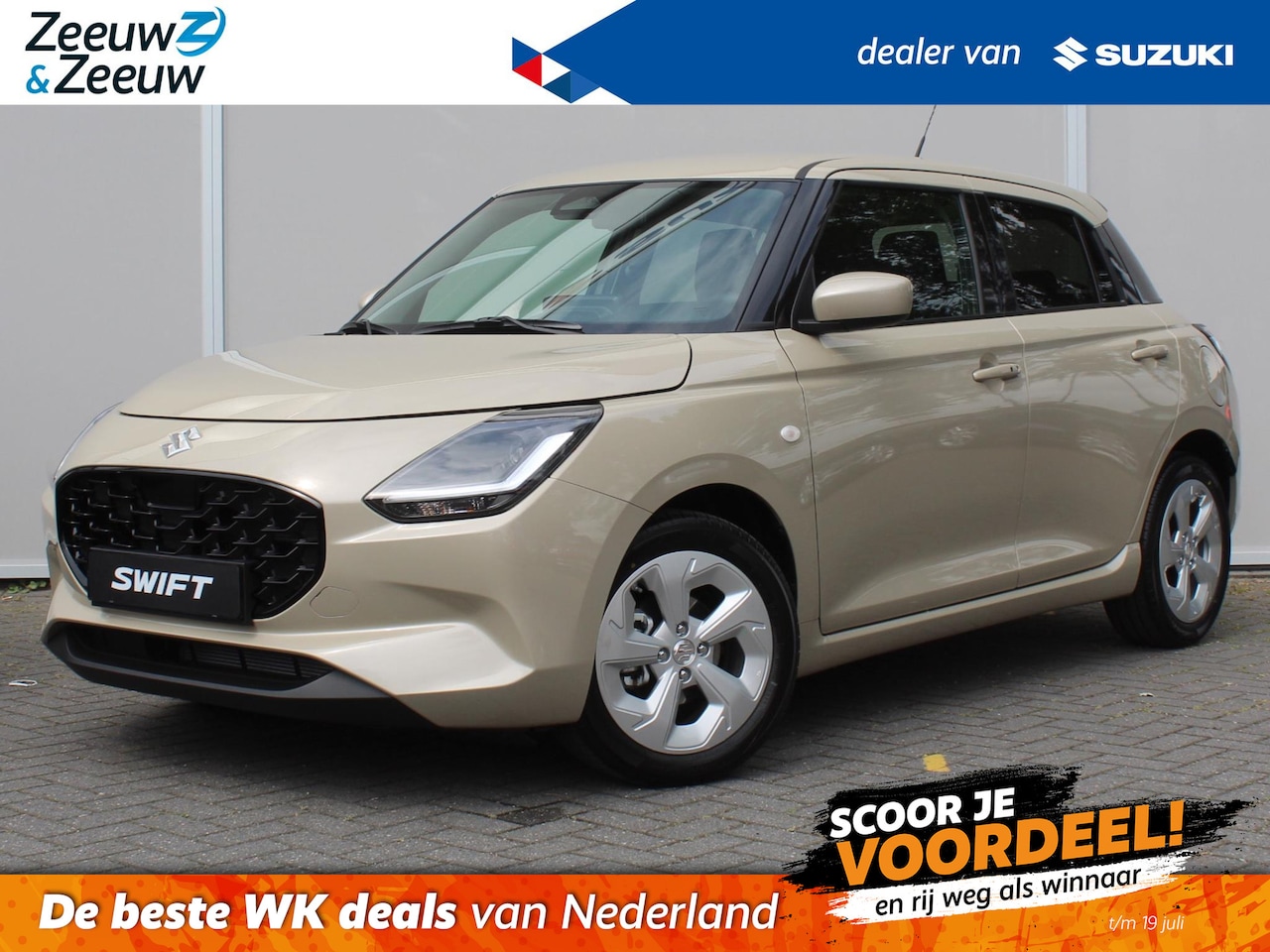 Suzuki Swift - 1.2 Select | 2.000,- Korting | Lichtmetalen velgen | Lederen stuurwiel | Stoelverwarming | - AutoWereld.nl