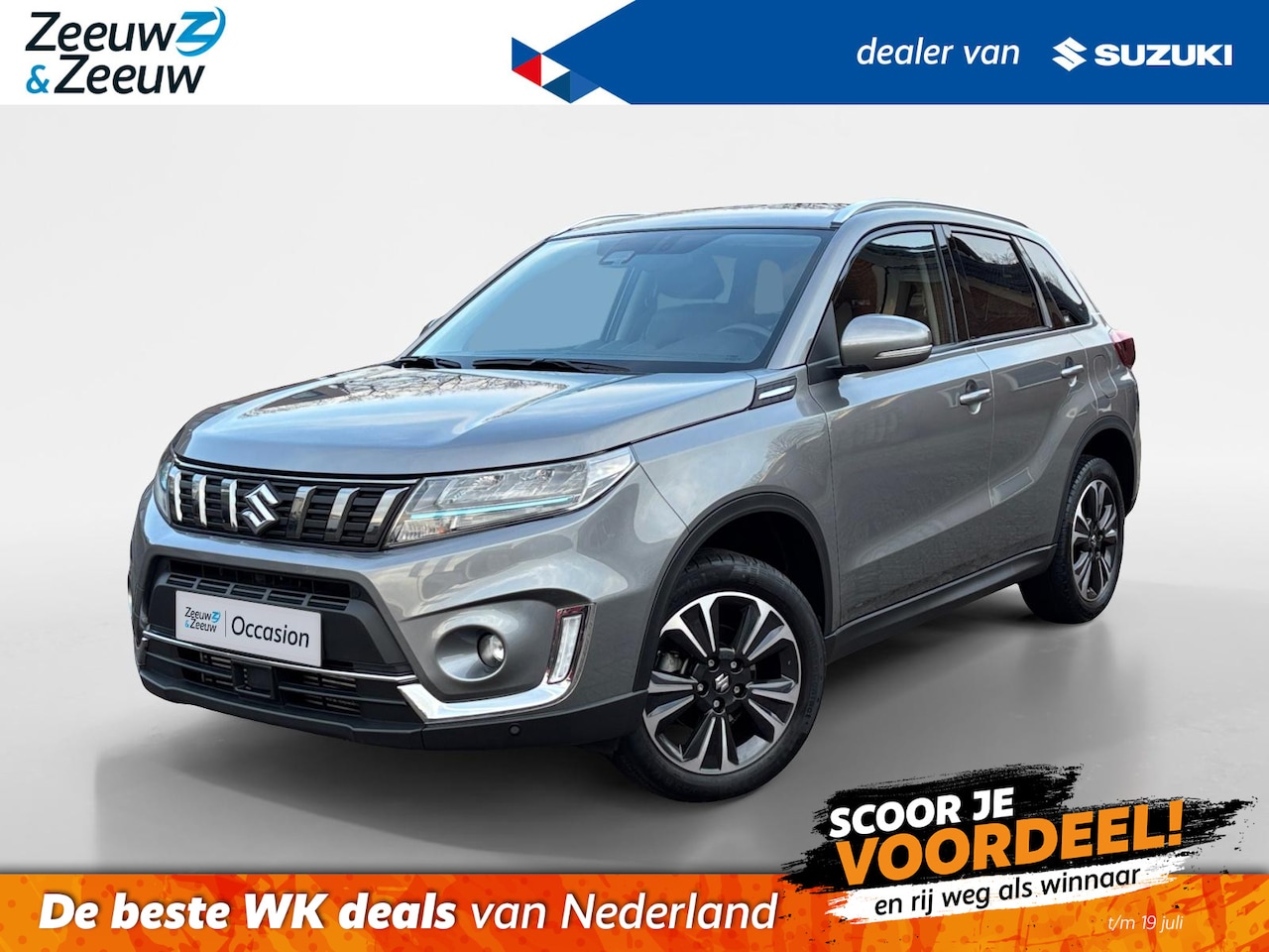 Suzuki Vitara - 1.4 Boosterjet Style Smart Hybrid | Trekhaak | Dealer onderhouden | Navigatie | dodehoek d - AutoWereld.nl