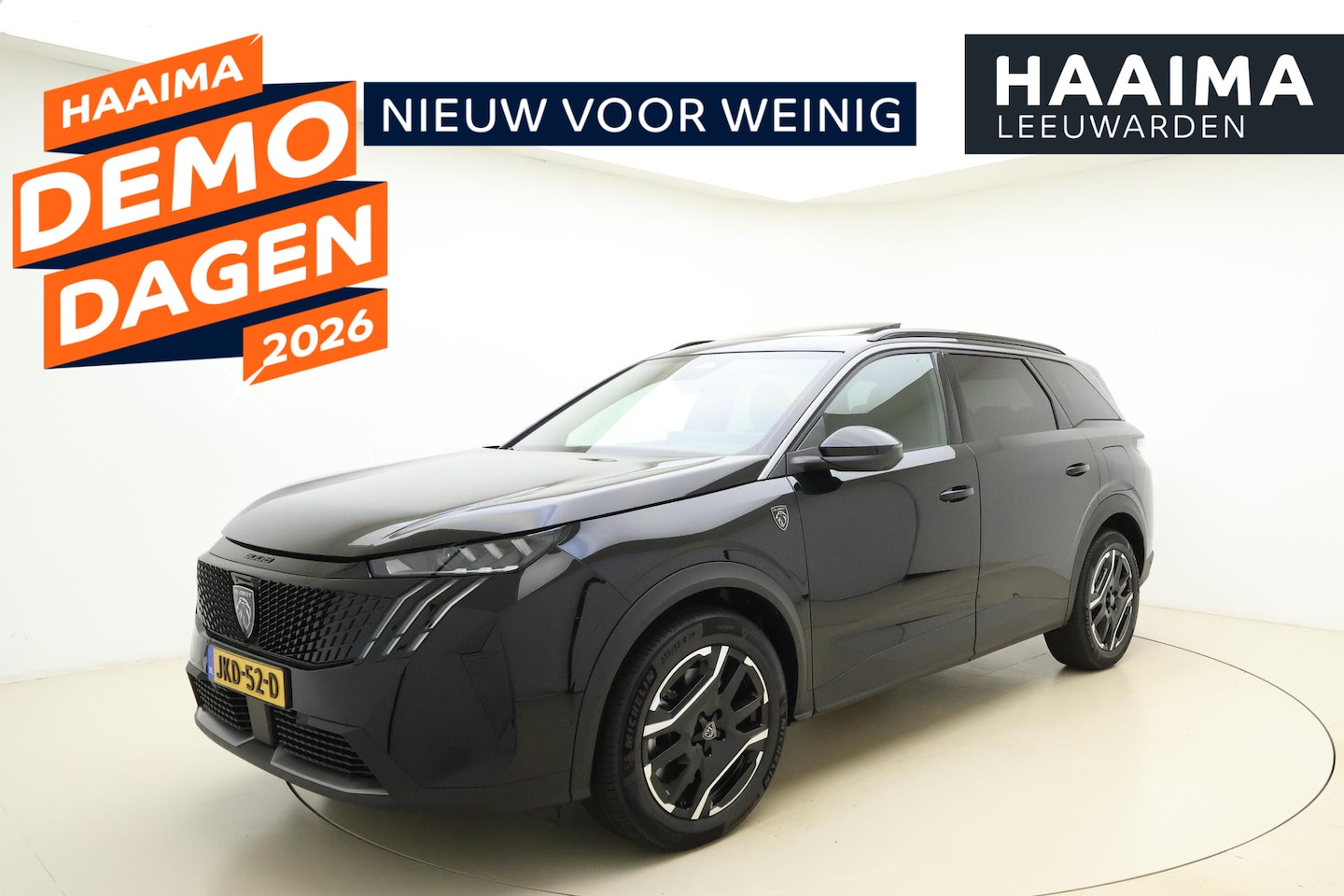 Peugeot 5008 - 1.6 Plug-in Hybrid GT 195 PK | Automaat | Lederen bekleding | Panoramisch schuifdak Pack | - AutoWereld.nl