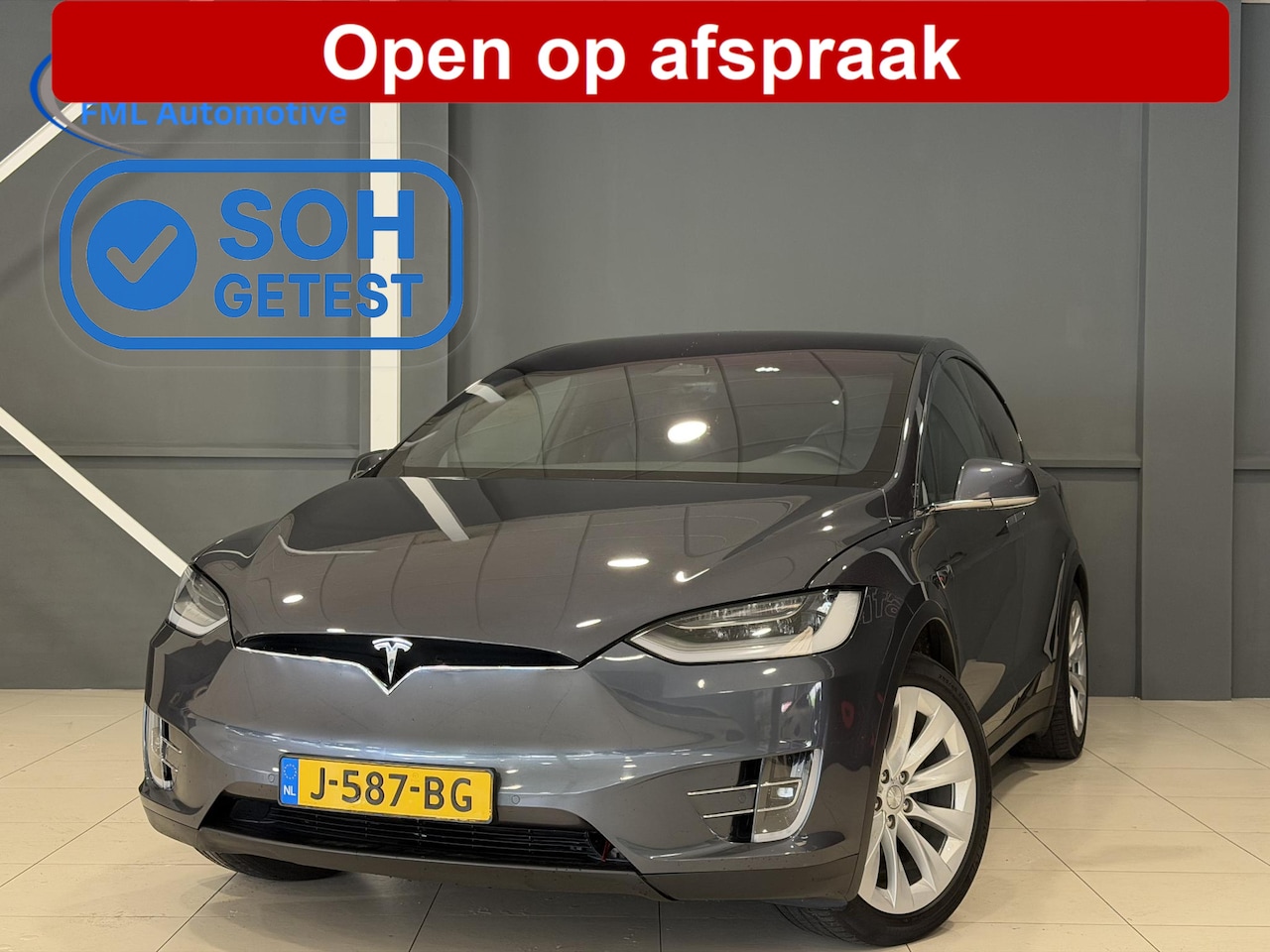 Tesla Model X - Long Range | RAVEN | 5 Persoons | SOH | Trekhaak | - AutoWereld.nl